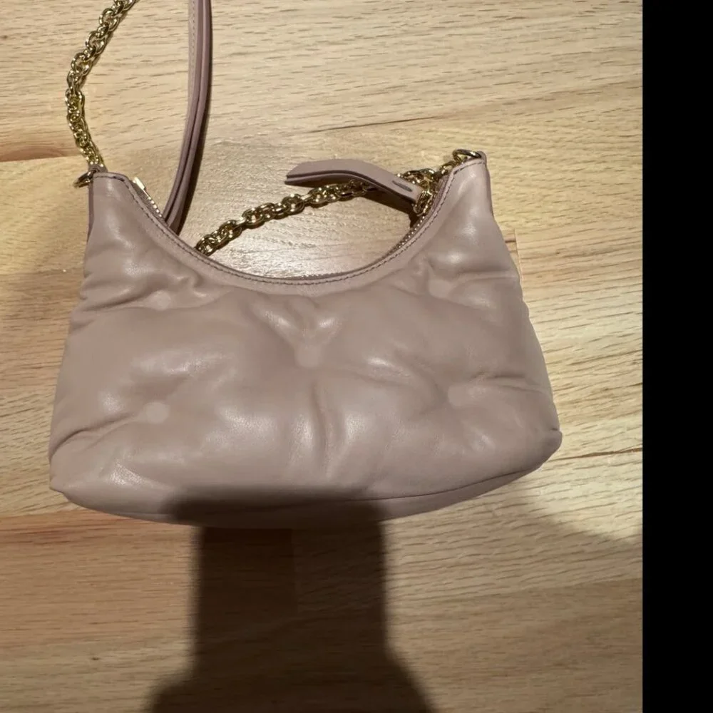Maison Margiela's Glam Slam Micro Hobo Pink - Picture 6 of 8
